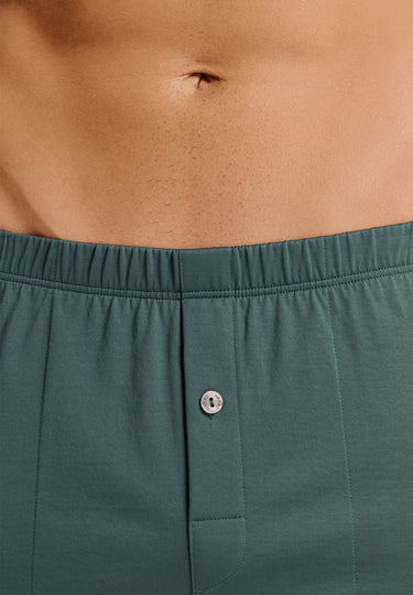 Cotton Sporty Knit Boxer With Button Fly | Herbal Tea 73505-2741
